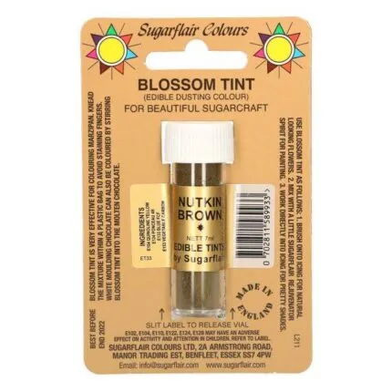 Nutkin Brown, Sugarflair Pulverfarbe, 7ml