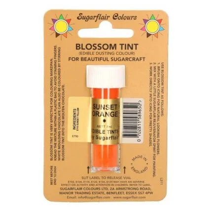 Sunset Orange, Sugarflair Pulverfarbe, 7ml