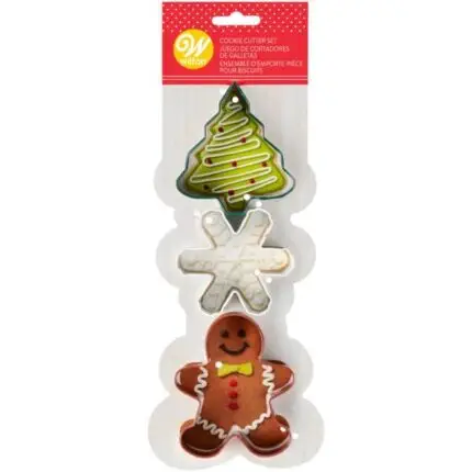 Wilton Ausstechformen-Set Weihnachten, 3tlg.