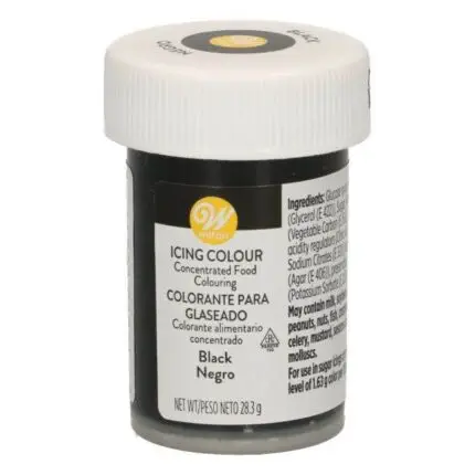 Black - Wilton Icing Lebensmittelfarbe, 28g