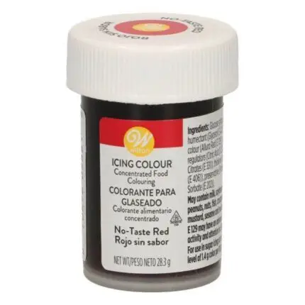 Red no taste, Icing Lebensmittelfarbe, 28g - Wilton
