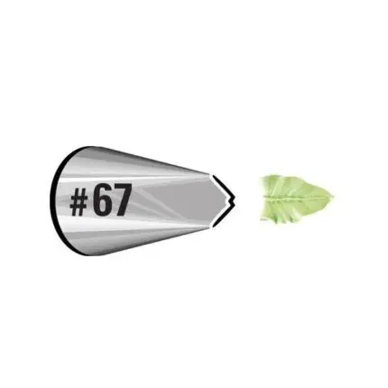 Spritztülle #067, Blatttülle - Wilton