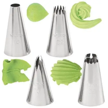 Spritztüllen-Set #10, #32, #70, #105 - Wilton