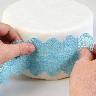 Silikonmatte für Tortenspitze - Slim Dentelle