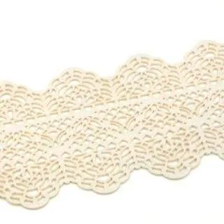 Spitzendekor Dentelle creamweiß